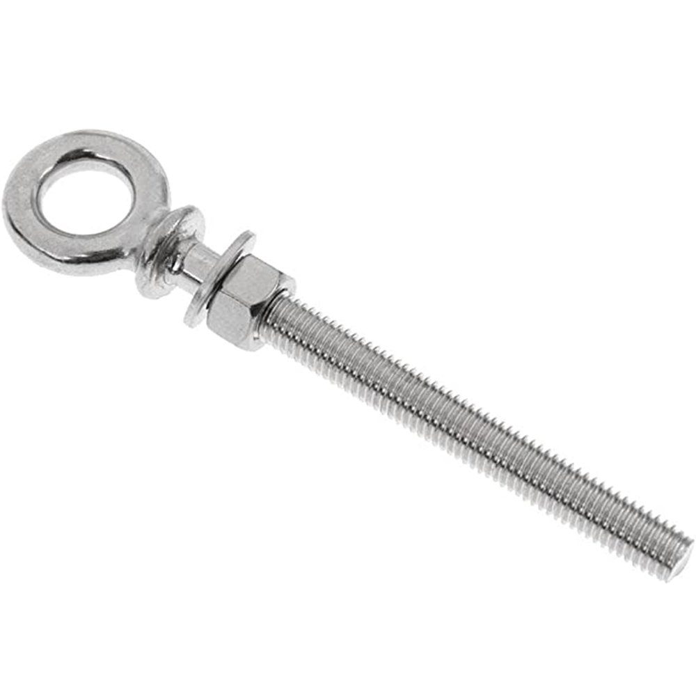 316 Stainless Steel Long Thread Eye Bolts M10 x 100mm from GME Supply